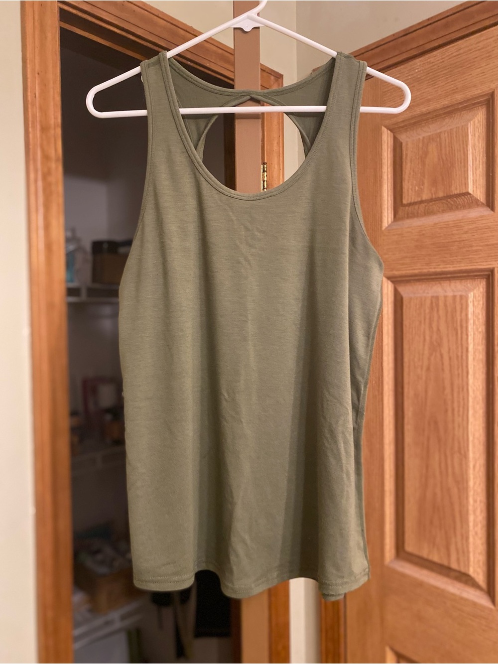 ZYIA active Women’s Olive Green Tank Top